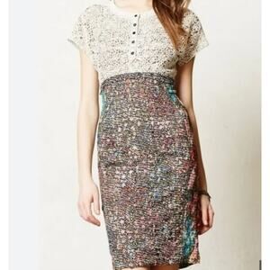 Beguile by Byron Lars Lace Study Dress Romantic Boho Cocktail Anthropologie